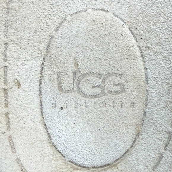UGG Black Leather Slide Sandals Mens 13 Walking Vacation Resort Minimalist